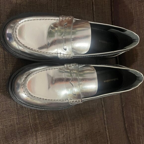 Reformation Silver Loafers - Picture 3 of 11
